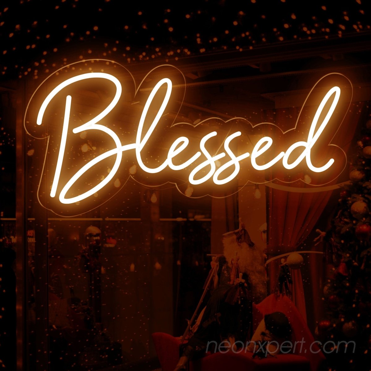 Blessed LED Neon Sign – Light Up Your Space with LED Light - NeonXpert