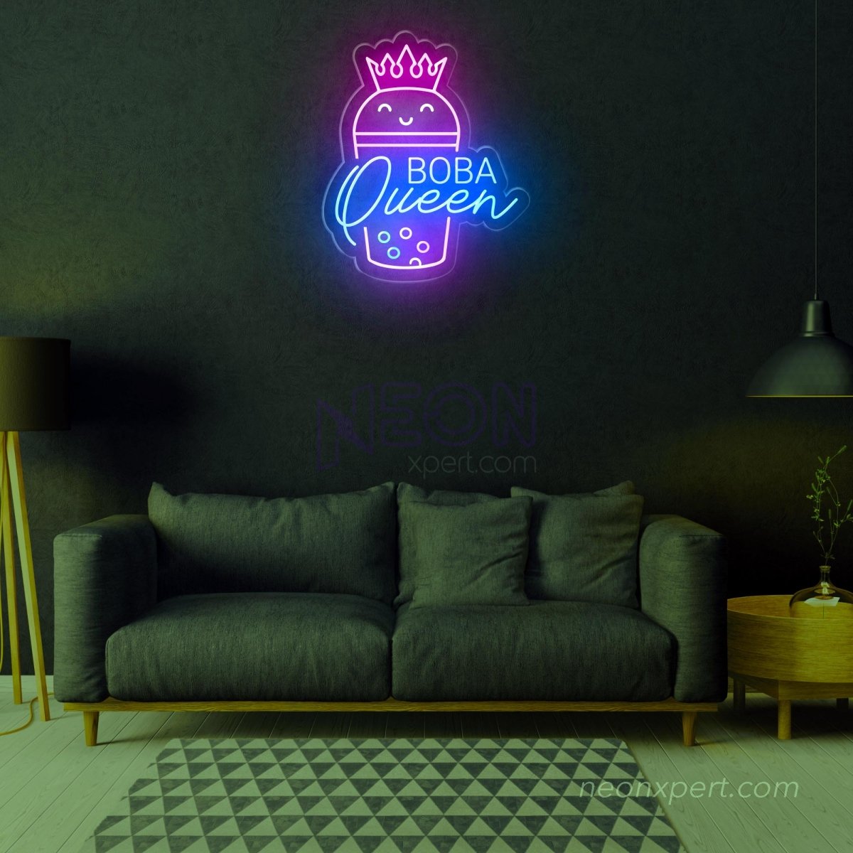 Boba Queen Neon Sign - Vibrant LED Light for Boba Enthusiasts - NeonXpert