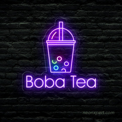 Boba Tea Neon Sign- A Must-Have for Boba Lovers - NeonXpert
