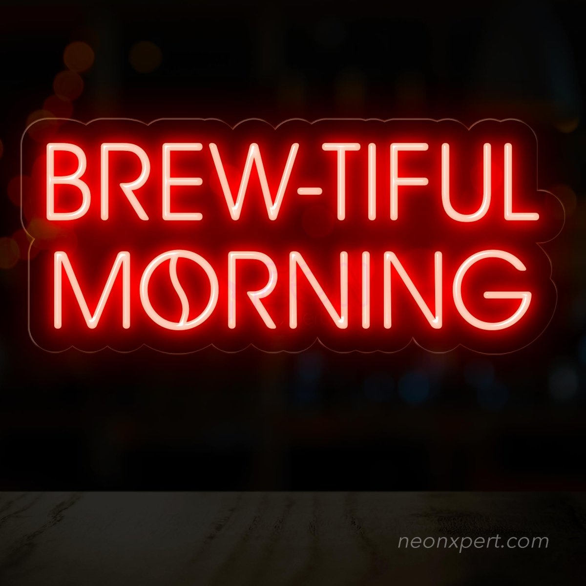 Brew-tiful Morning | Coffee Neon Sign - Energize Your Space - NeonXpert