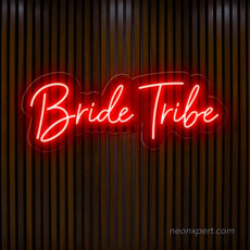 Bride Tribe Neon Sign | Bachelorette party led light - NeonXpert