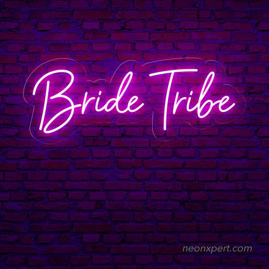 Bride Tribe Neon Sign | Bachelorette party led light - NeonXpert