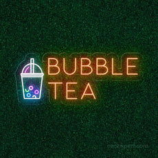 Bubble Tea LED Neon Sign | Vibrant Neon Display for Tea Shops - NeonXpert