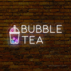 Bubble Tea LED Neon Sign | Vibrant Neon Display for Tea Shops - NeonXpert