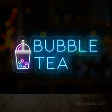 Bubble Tea LED Neon Sign | Vibrant Neon Display for Tea Shops - NeonXpert