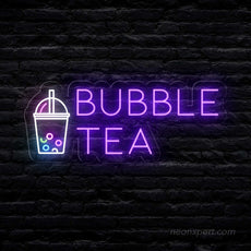 Bubble Tea LED Neon Sign | Vibrant Neon Display for Tea Shops - NeonXpert