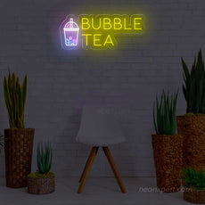 Bubble Tea LED Neon Sign | Vibrant Neon Display for Tea Shops - NeonXpert