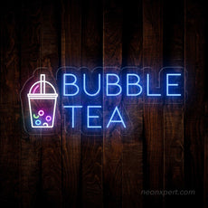 Bubble Tea LED Neon Sign | Vibrant Neon Display for Tea Shops - NeonXpert