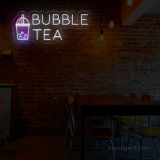 Bubble Tea LED Neon Sign | Vibrant Neon Display for Tea Shops - NeonXpert