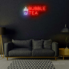 Bubble Tea LED Neon Sign | Vibrant Neon Display for Tea Shops - NeonXpert