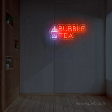 Bubble Tea LED Neon Sign | Vibrant Neon Display for Tea Shops - NeonXpert