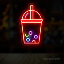 Bubble Tea Neon Sign - LED Showcase for Boba Tea Stores - NeonXpert