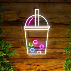 Bubble Tea Neon Sign - LED Showcase for Boba Tea Stores - NeonXpert