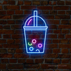 Bubble Tea Neon Sign - LED Showcase for Boba Tea Stores - NeonXpert