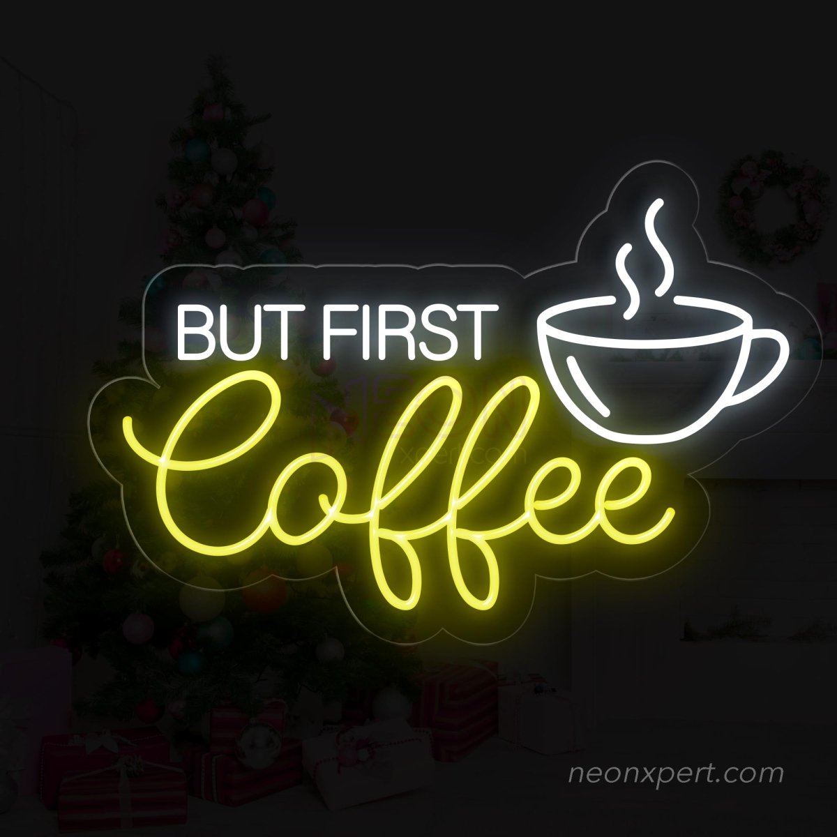 But First Coffee LED Neon Sign - Light up your love for coffee - NeonXpert