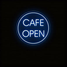 Cafe Open Neon Sign | LED Lighted Window Display for Cafes - NEONXPERT