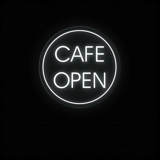 Cafe Open Neon Sign | LED Lighted Window Display for Cafes - NEONXPERT