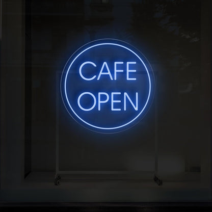Cafe Open Neon Sign | LED Lighted Window Display for Cafes - NEONXPERT