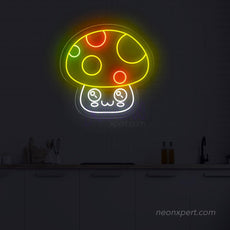 Cat Mushroom Neon Sign: Perfect for Cat Enthusiasts - NeonXpert