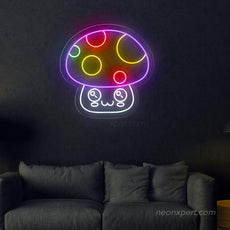 Cat Mushroom Neon Sign: Perfect for Cat Enthusiasts - NeonXpert