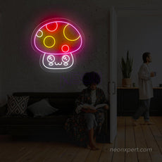 Cat Mushroom Neon Sign: Perfect for Cat Enthusiasts - NeonXpert