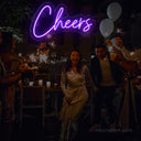 Cheers Neon Sign - Light Up Your Party | Vibrant LED Light Decor - NeonXpert