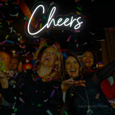 Cheers Neon Sign - Light Up Your Party | Vibrant LED Light Decor - NeonXpert