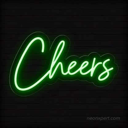 Cheers Neon Sign - Light Up Your Party | Vibrant LED Light Decor - NeonXpert