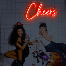 Cheers Neon Sign - Light Up Your Party | Vibrant LED Light Decor - NeonXpert