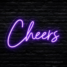 Cheers Neon Sign - Light Up Your Party | Vibrant LED Light Decor - NeonXpert