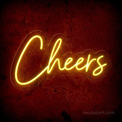 Cheers Neon Sign - Light Up Your Party | Vibrant LED Light Decor - NeonXpert