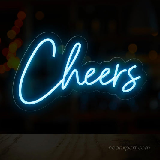 Cheers Neon Sign - Light Up Your Party | Vibrant LED Light Decor - NeonXpert