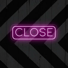 Close Neon Sign - Clear LED Notification for Businesses - NEONXPERT