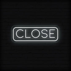 Close Neon Sign - Clear LED Notification for Businesses - NEONXPERT