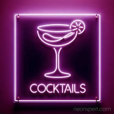 Cocktail LED Neon Sign for Bar - NeonXpert