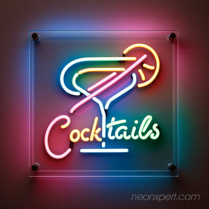 Cocktail Neon Light Sign - Sip In Style - NeonXpert