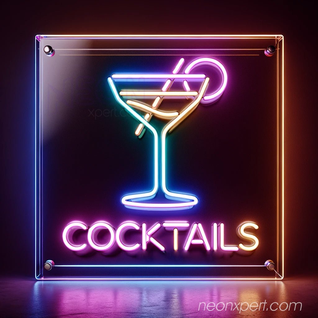 Cocktail Neon Light Sign - Sip In Style - NeonXpert