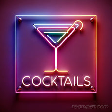 Cocktail Neon Light Sign - Sip In Style - NeonXpert