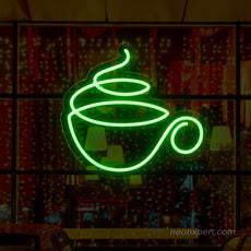 Coffee Cup LED Neon Sign: Illuminate Your Space with Coffee Love - NeonXpert