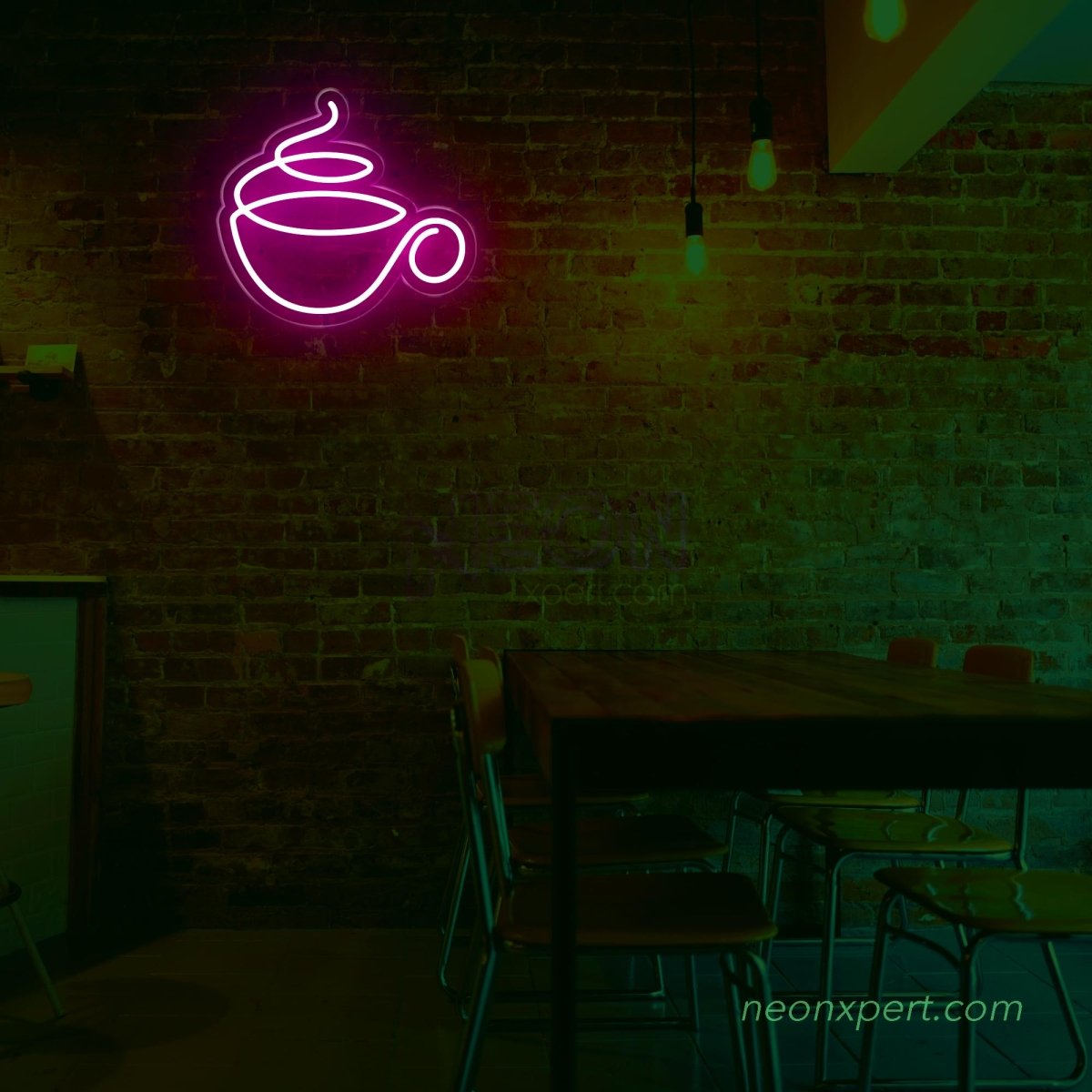 Coffee Cup LED Neon Sign: Illuminate Your Space with Coffee Love - NeonXpert