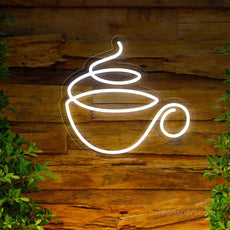 Coffee Cup LED Neon Sign: Illuminate Your Space with Coffee Love - NeonXpert