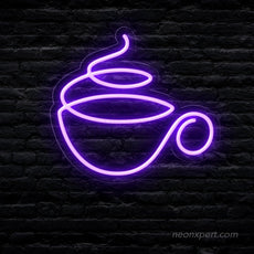 Coffee Cup LED Neon Sign: Illuminate Your Space with Coffee Love - NeonXpert