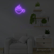 Coffee Cup LED Neon Sign: Illuminate Your Space with Coffee Love - NeonXpert