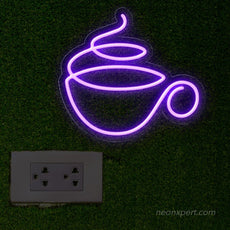 Coffee Cup LED Neon Sign: Illuminate Your Space with Coffee Love - NeonXpert