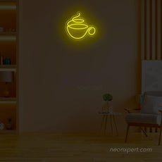 Coffee Cup LED Neon Sign: Illuminate Your Space with Coffee Love - NeonXpert