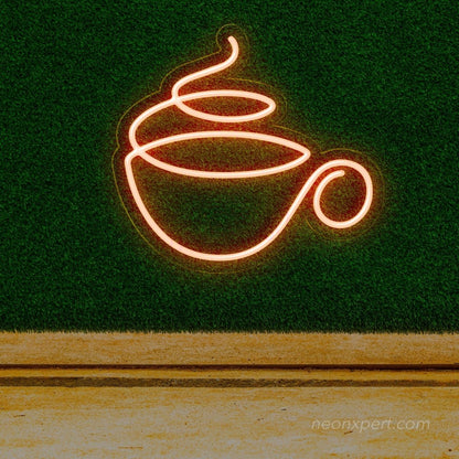 Coffee Cup LED Neon Sign: Illuminate Your Space with Coffee Love - NeonXpert