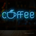 Coffee Neon Sign for Cafe & Home decor | LED Coffee-Themed Display - NeonXpert
