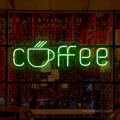 Coffee Neon Sign for Cafe & Home decor | LED Coffee-Themed Display - NeonXpert