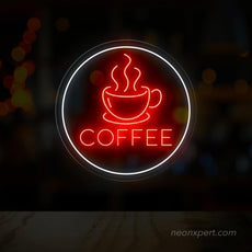 Coffee Neon Sign | Outdoor Led Light For Coffee Shop - NeonXpert