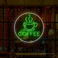 Coffee Neon Sign | Outdoor Led Light For Coffee Shop - NeonXpert